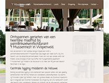 Tablet Screenshot of mussennest.nl
